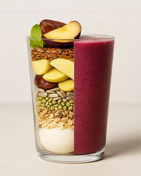 "Nutri" WISEMEAL with plum for protein-rich meal replacement smoothie