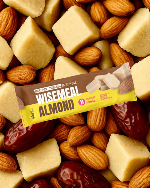 WISEMEAL "Sweet Success" ābolu enerģijas batoniņš ar marcipānu, vitamīnu D3