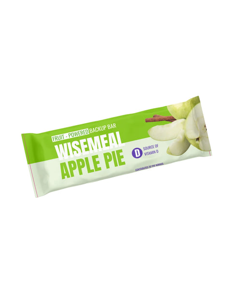 WISEMEAL "pozitīvās enerģijas" backup batoniņš ar ābolu