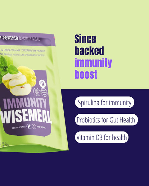 Nutritional immunity boost with Spirulina - compleate meal powder