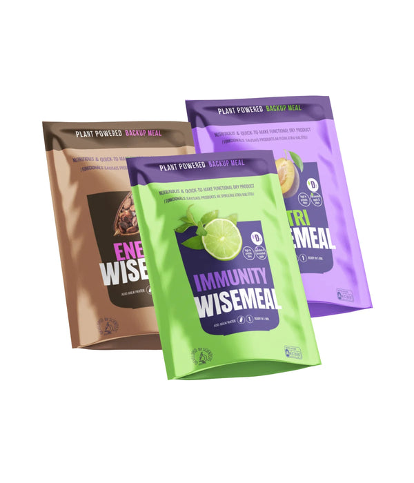 Set of WISEMEAL with energy, immunity and nutri protein rich powder for smothy