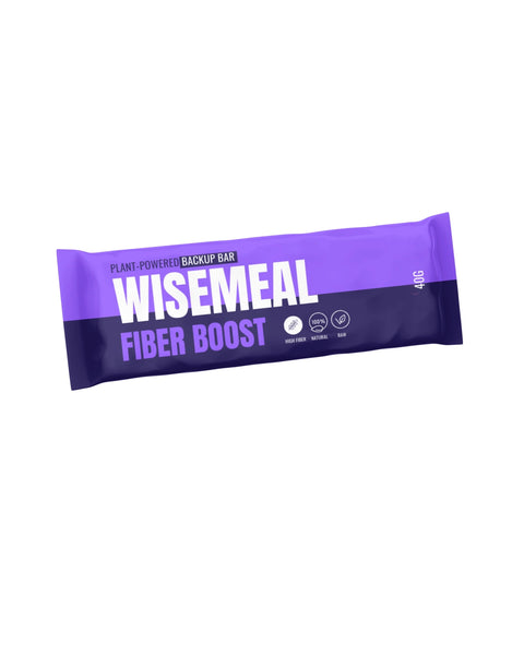 WISEMEAL Fiber Boost Energy Bar with seeds