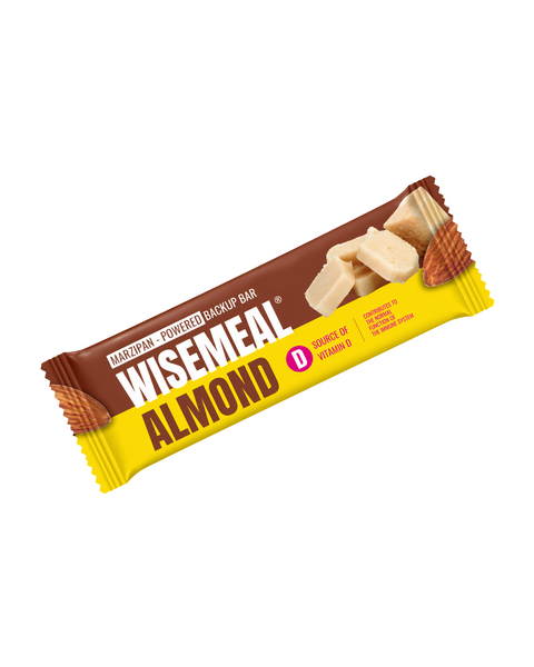 WISEMEAL backup bar with marzipan and vitamin D3