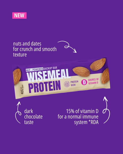 NEW: Protein bar with dark choclate flavour