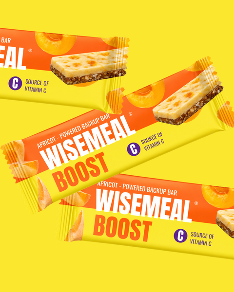 NEW: WISEMEAL Desert Bar with Apricot & vitamin C
