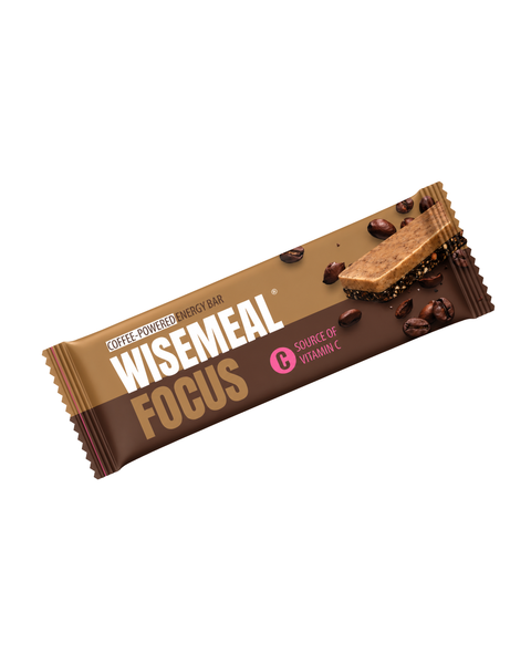 NEW: WISEMEAL Desert Bar FOCUS with Coffee & Vitamin C