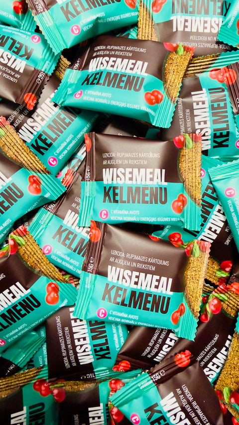 Mini bread energy bar: ĶELMĒNI & WISEMEAL