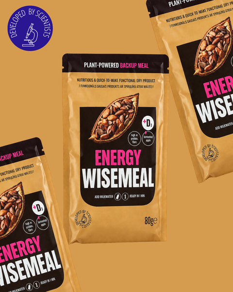 High protein backup meal - "Energy" WISEMEAL with cacao