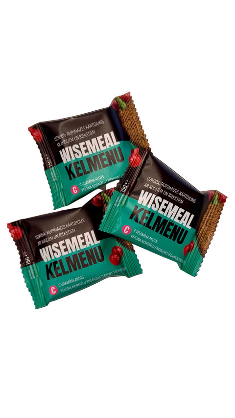 Mini bread energy bar: ĶELMĒNI & WISEMEAL