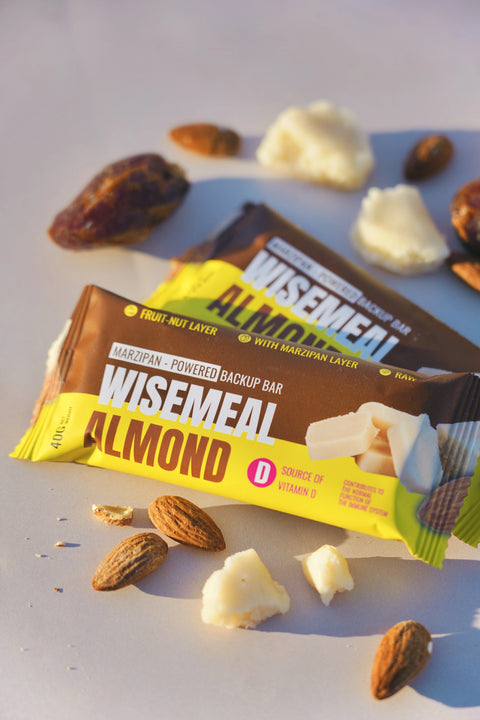 WISEMEAL backup bar with marzipan and vitamin D3