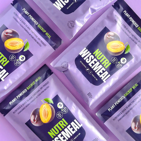 "Nutri" WISEMEAL with plum for protein-rich meal replacement smoothie