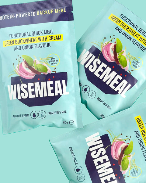 Quick protein backup meal with cream and onion flavour