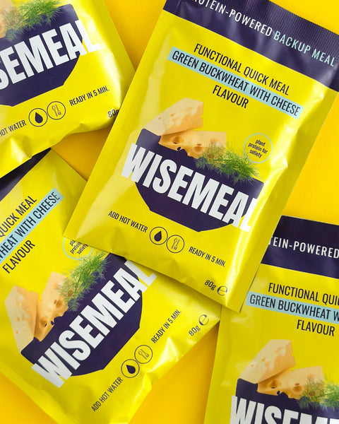 "Cheesy Delight" quick meal rich in plant protein