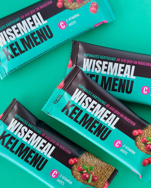 The most Latvian energy bar: ĶELMĒNI & WISEMEAL