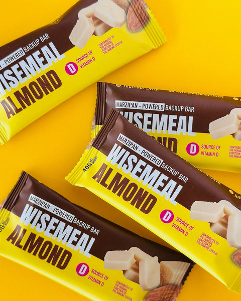 WISEMEAL backup bar with marzipan and vitamin D3