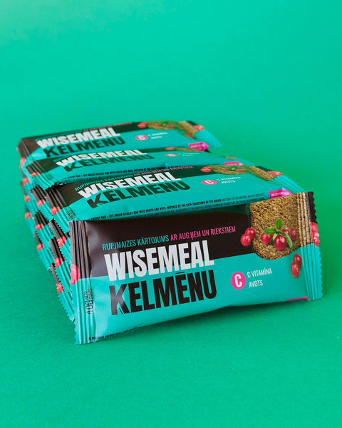 The most Latvian energy bar: ĶELMĒNI & WISEMEAL