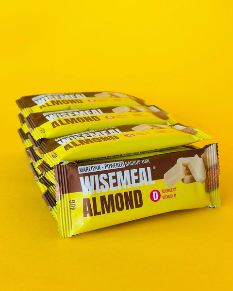 WISEMEAL backup bar with marzipan and vitamin D3