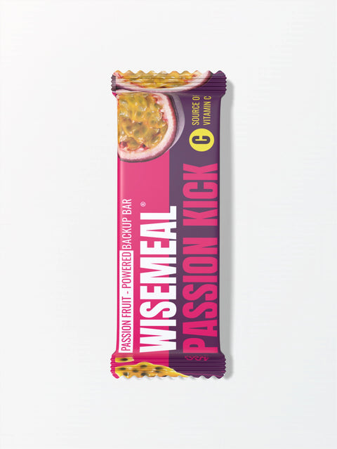 Backup energy bar with passion fruit and vitamin C