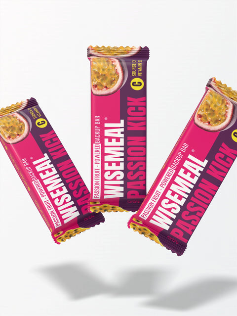 Backup energy bar with passion fruit and vitamin C