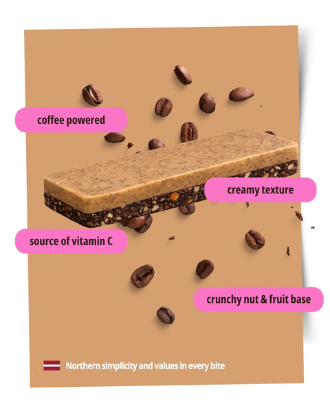 NEW: WISEMEAL Desert Bar FOCUS with Coffee & Vitamin C