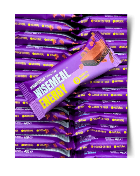 NEW: WISEMEAL Desert Bar Energy with Cacao & Vitamin D