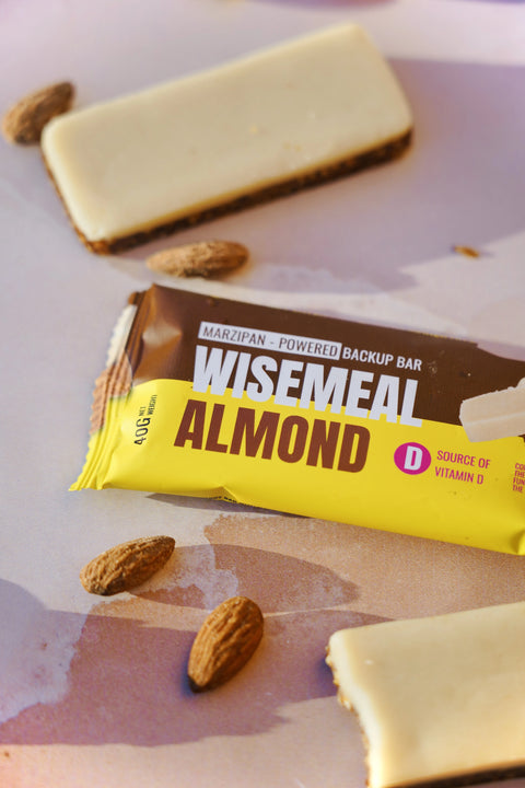 WISEMEAL backup bar with marzipan and vitamin D3