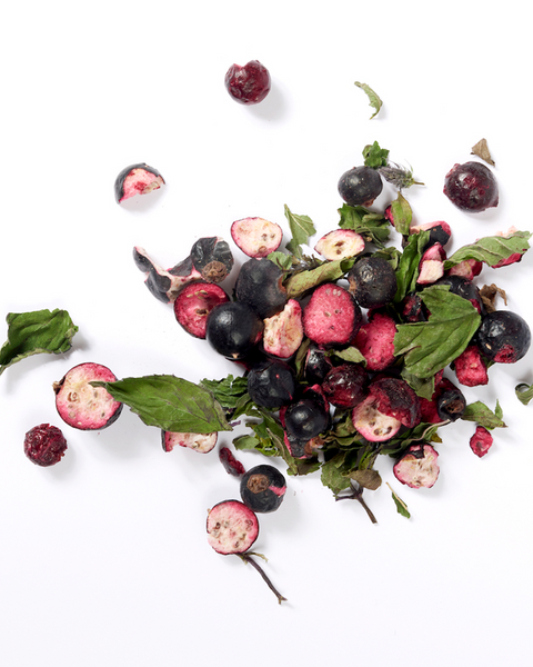 WISETEA’s Black Currant blend with peppermint