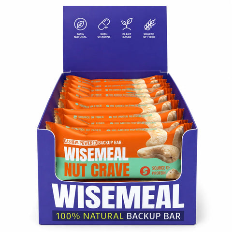 Protein bar, powered by cashew and peanut