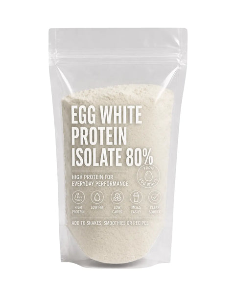Egg white protein powder, clean and unflvared, 250g