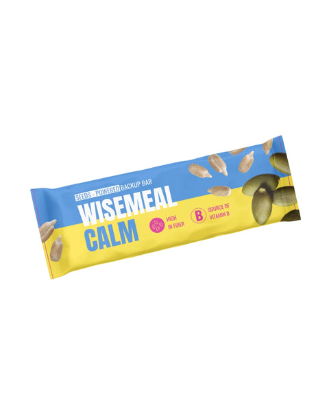 WISEMEAL Fiber Boost Energy Bar with seeds