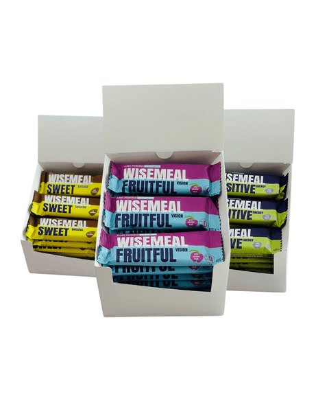 FAMILY energy backup pack with 72 natural bars - WISEMEAL