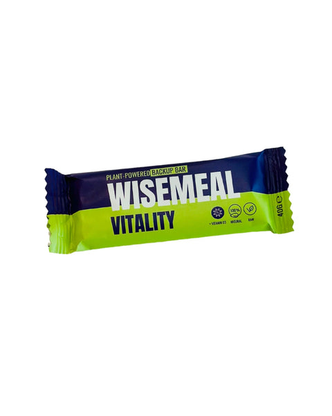 Backup bar with apple, nuts and vitamin D3