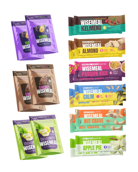 Intro taste pack of 18  WISEMEAL products