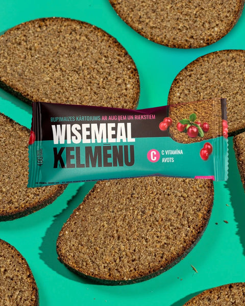 Rupjmaizes kārtojums - enerģijas batoniņš ar Ķelmēnu maizi