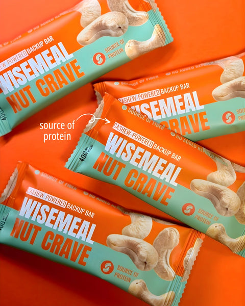 WISEMEAL cashew-powered bar