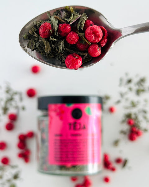 WISETEA’s Red Currant blend with peppermint