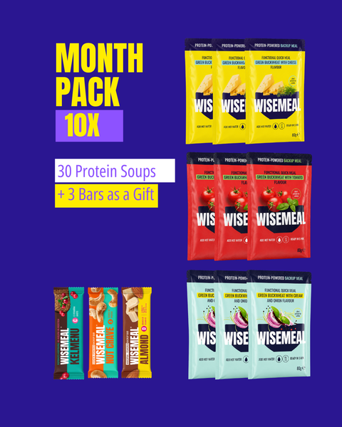 Month pack : 30 protein soups + gift