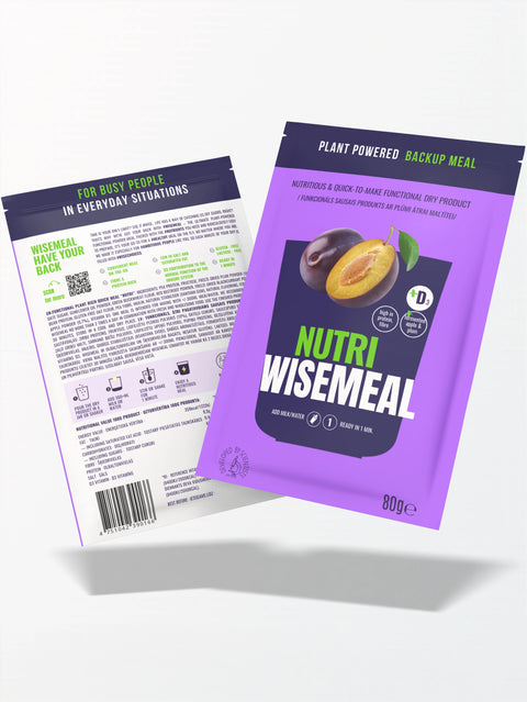 "Nutri" WISEMEAL with plum for protein-rich meal replacement smoothie