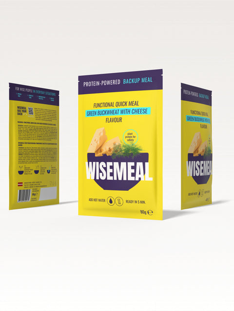 "Cheesy Delight" quick meal rich in plant protein