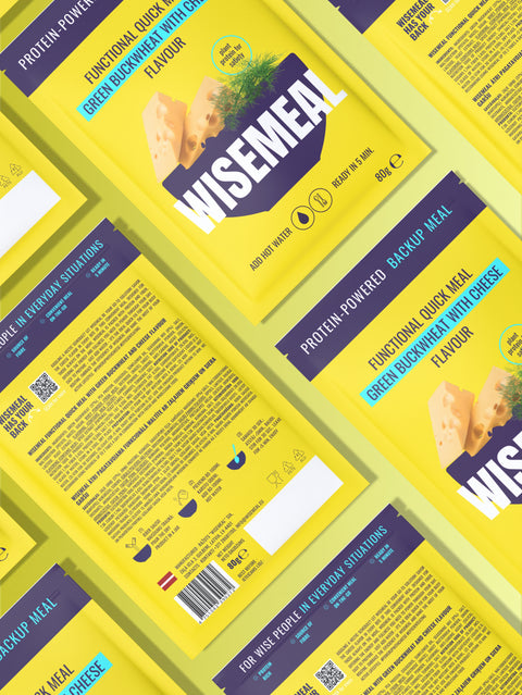 "Cheesy Delight" quick meal rich in plant protein