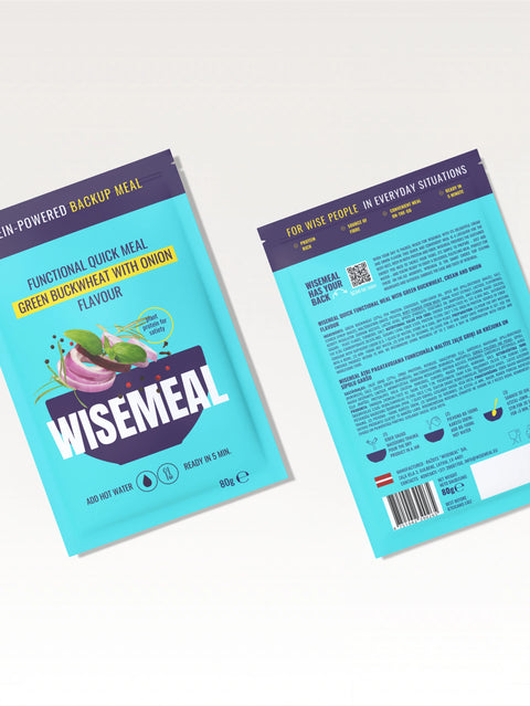 Quick protein backup meal with cream and onion flavour