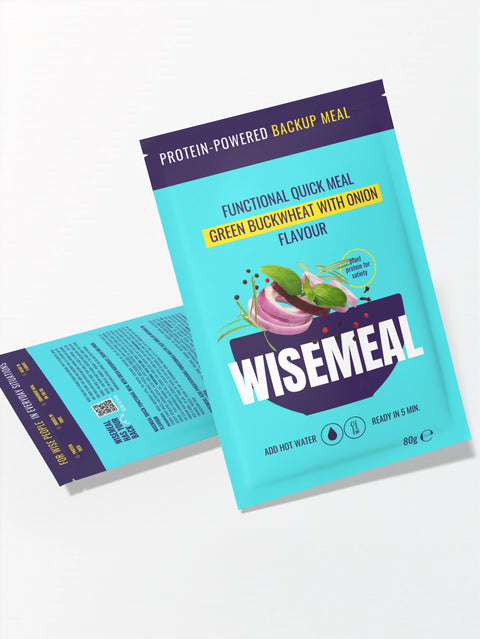 Quick protein backup meal with cream and onion flavour