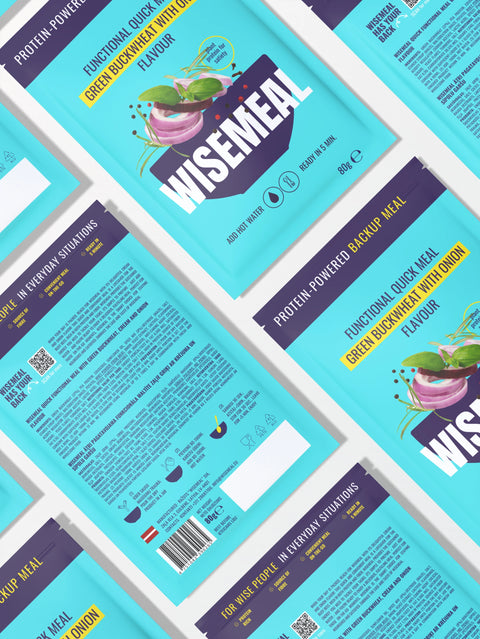 Quick protein backup meal with cream and onion flavour