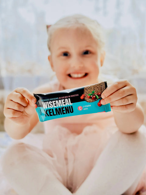The most Latvian energy bar: ĶELMĒNI & WISEMEAL
