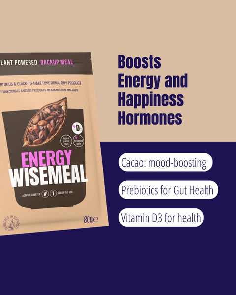 High protein backup meal - "Energy" WISEMEAL with cacao