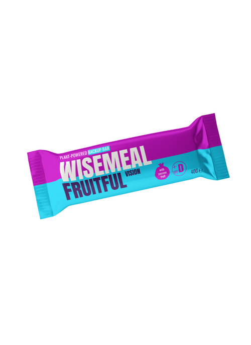 WISEMEAL "fruitful vision" backup bar with passion fruit 10 x 40g