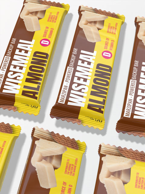 WISEMEAL backup bar with marzipan and vitamin D3