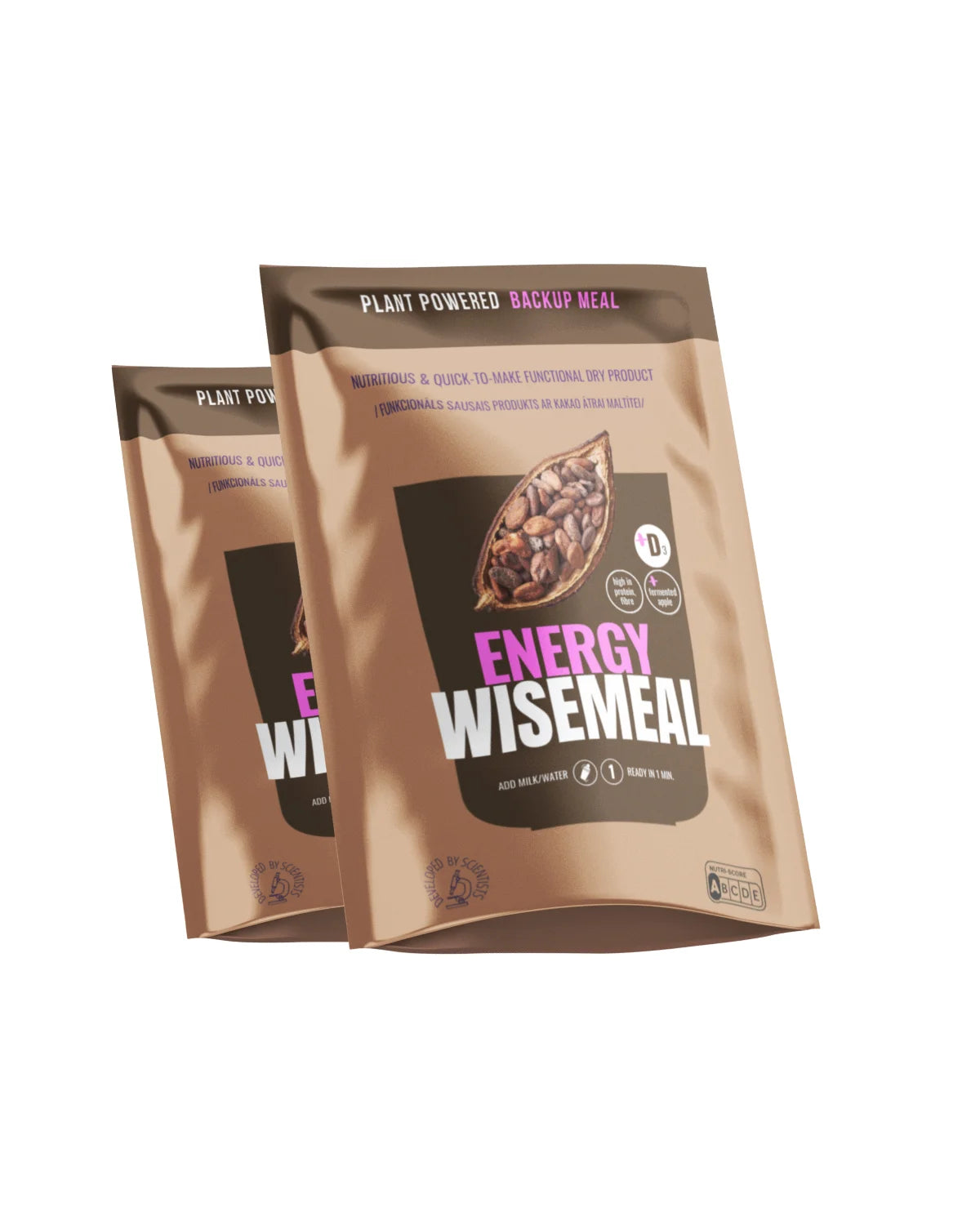 "Energy" WISEMEAL with cacao for protein rich smothy