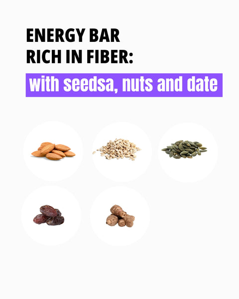 WISEMEAL Fiber Boost Energy Bar